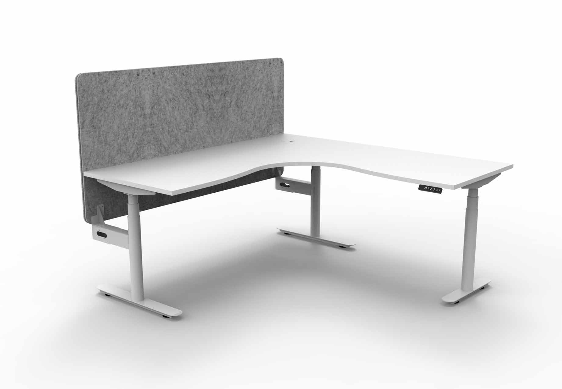 Halo+ Corner Workstation -  with Eco Screen